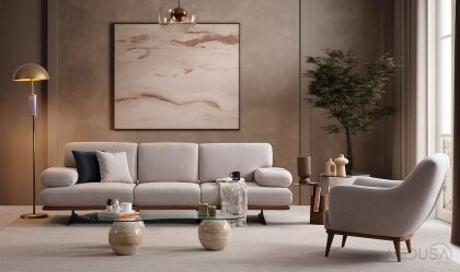 Medusa Home Mobilya - Mayon Natural Koltuk Takımı