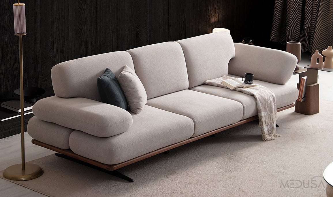 Medusa Home Mobilya - Mayon Natural Koltuk Takımı