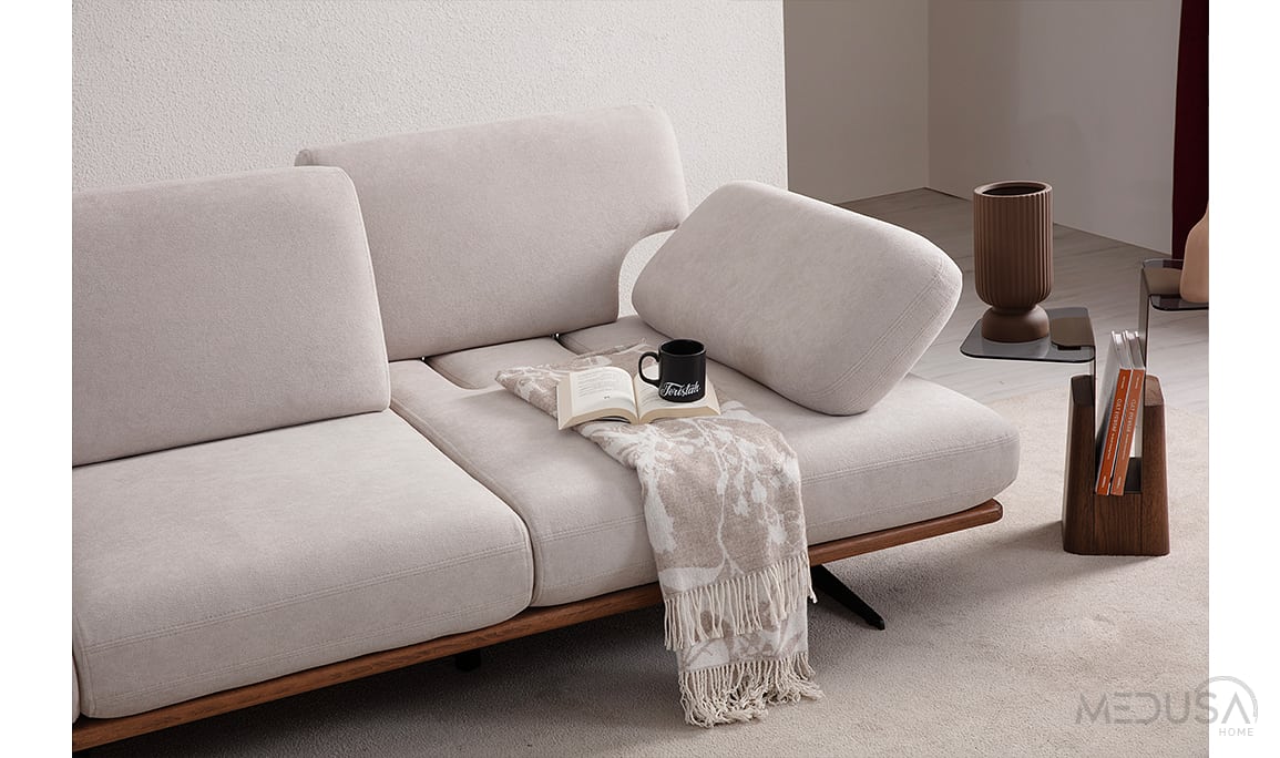Medusa Home Mobilya - Mayon Natural Koltuk Takımı