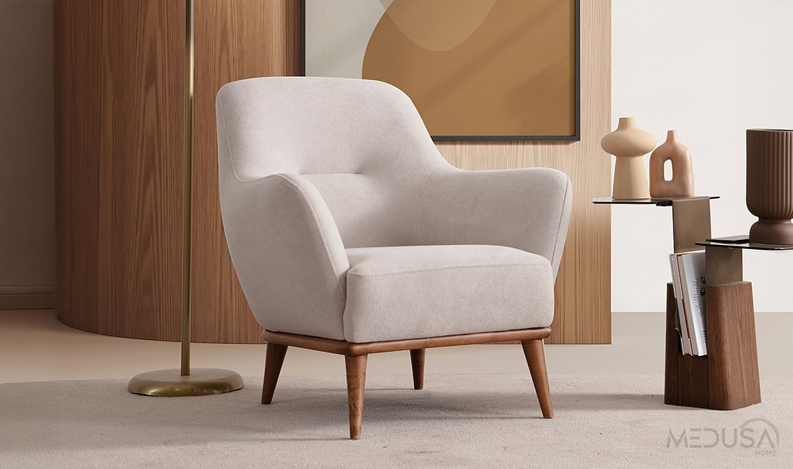 Medusa Home Mobilya - Mayon Natural Koltuk Takımı