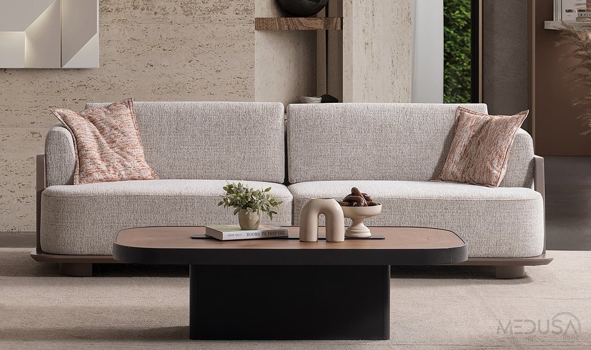 Medusa Home Mobilya - Melinda Üçlü Koltuk
