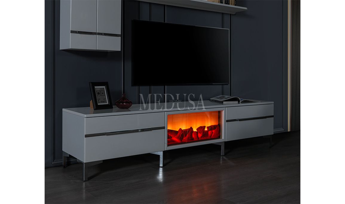 Medusa Home Mobilya - Melis Şömineli Tv Ünitesi