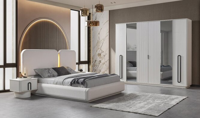 Medusa Home Mobilya - Melissa Yatak Odası - Modern Yatak Odası