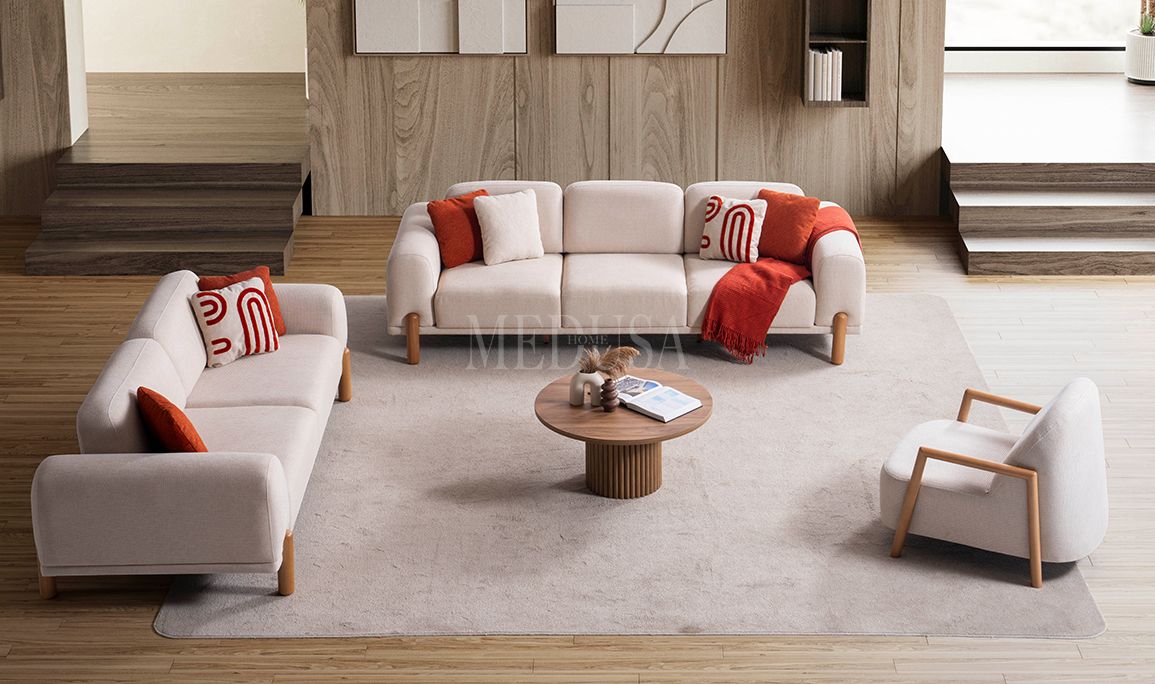 Medusa Home Mobilya - Mellow 4+3+1 Koltuk Takımı