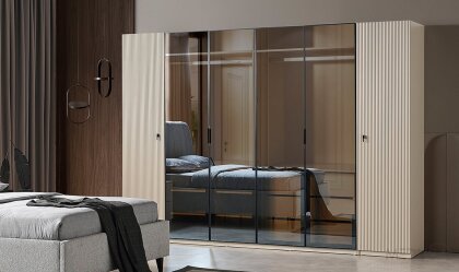 Medusa Home Mobilya - Melodi 6 Kapılı Gardırop