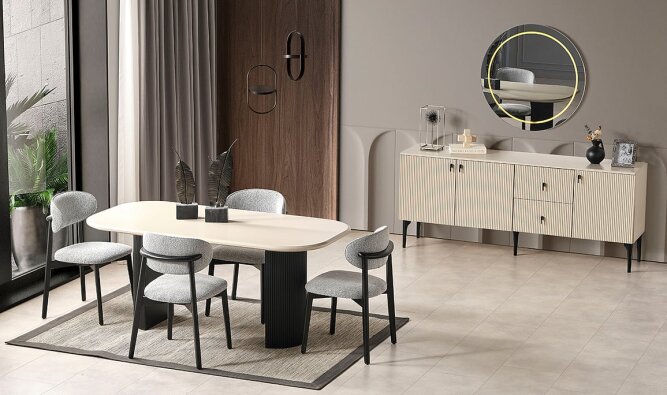 Medusa Home Mobilya - Melodi Yemek Odası - Modern Yemek Odaları