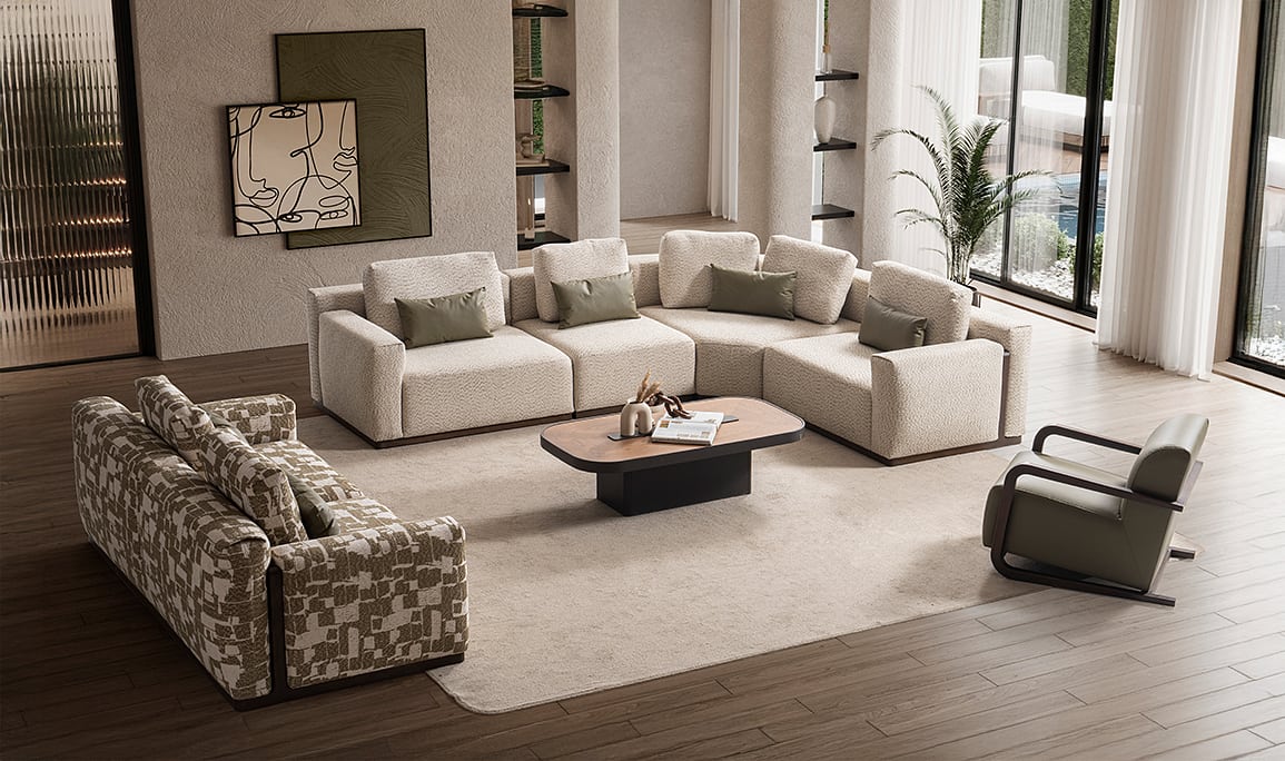 Medusa Home Mobilya - Mengen Köşe Koltuk Takımı Medusa Home Mobilya - Mengen Köşe Koltuk Takımı