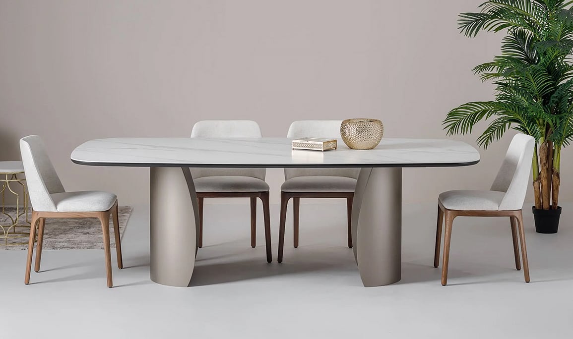 Medusa Home Mobilya - Mercury Seramik Yemek Masası