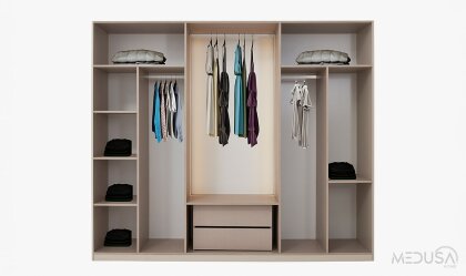 Medusa Home Mobilya - Merlin Gold Gardırop