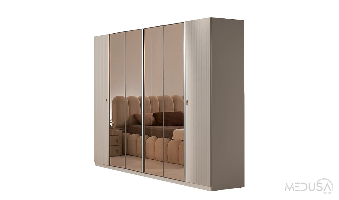 Medusa Home Mobilya - Merlin Gold Gardırop