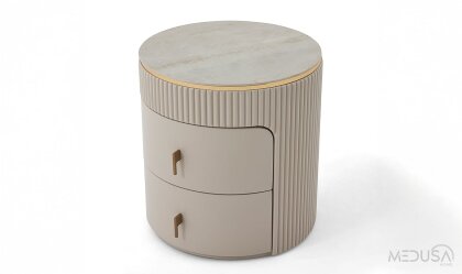 Medusa Home Mobilya - Merlin Gold Komodin