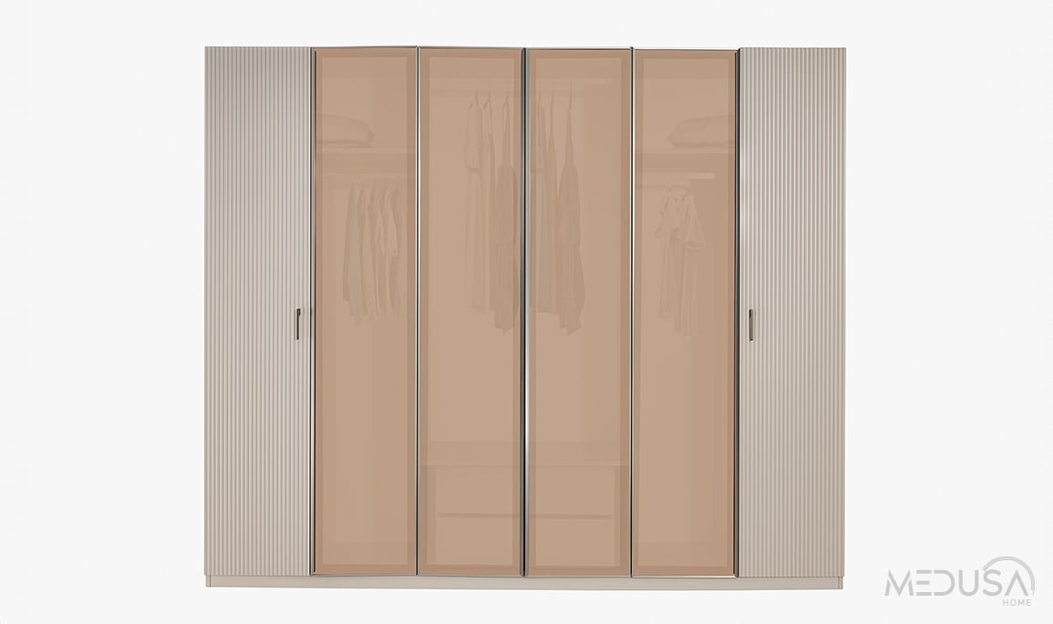 Medusa Home Mobilya - Merlin Silver Gardırop