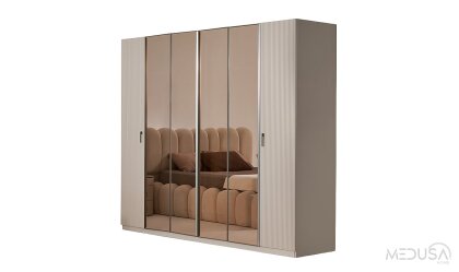 Medusa Home Mobilya - Merlin Silver Gardırop