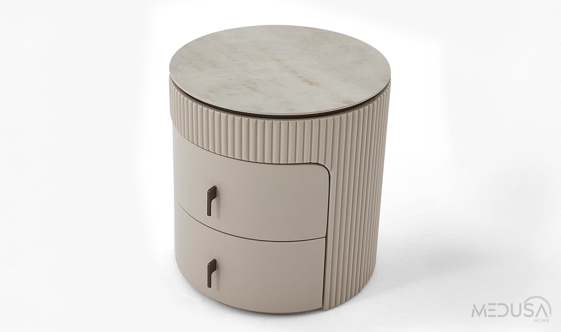 Medusa Home Mobilya - Merlin Silver Komodin