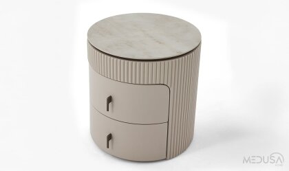 Medusa Home Mobilya - Merlin Silver Komodin