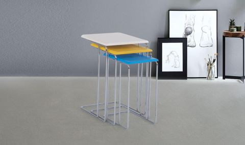 Egiss Sehpa - Metal Zigon Sehpa Renkli Egiss Sehpa - Metal Zigon Sehpa Renkli