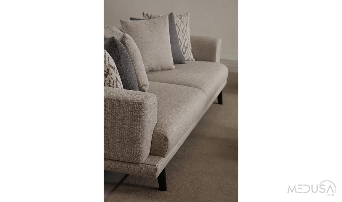 Medusa Home Mobilya - Meva Sehpalı Üçlü Koltuk