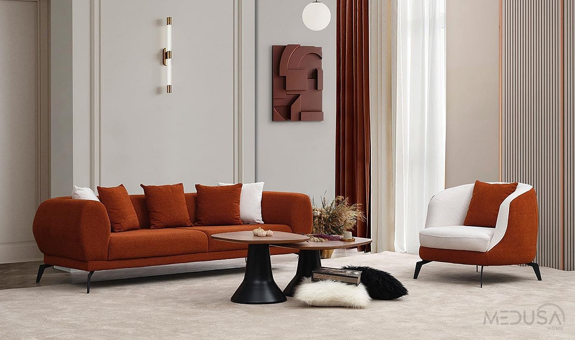 Medusa Home Mobilya - Mihra Üçlü Koltuk