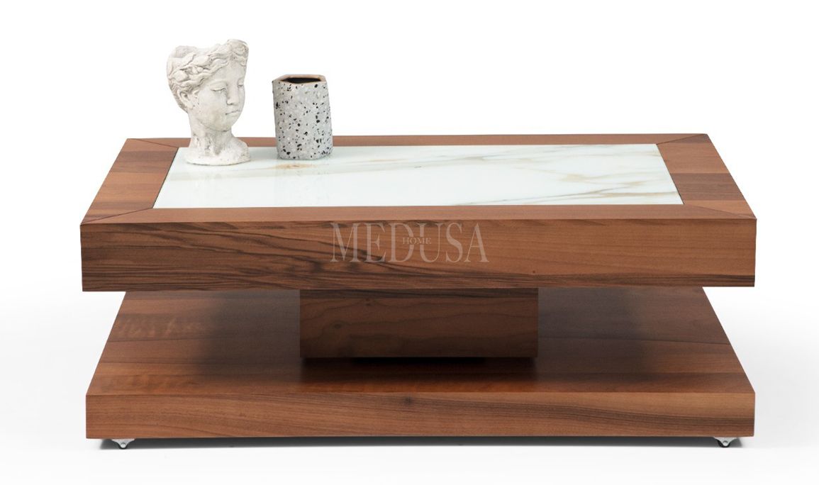 Medusa Home Mobilya - Milan Beyaz Orta Sehpa