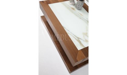 Medusa Home Mobilya - Milan Beyaz Orta Sehpa