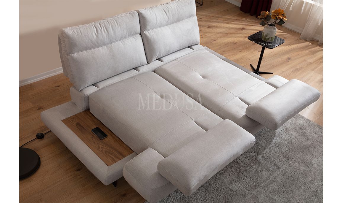 Medusa Home Mobilya - Milan Dinlenmeli Üçlü Koltuk