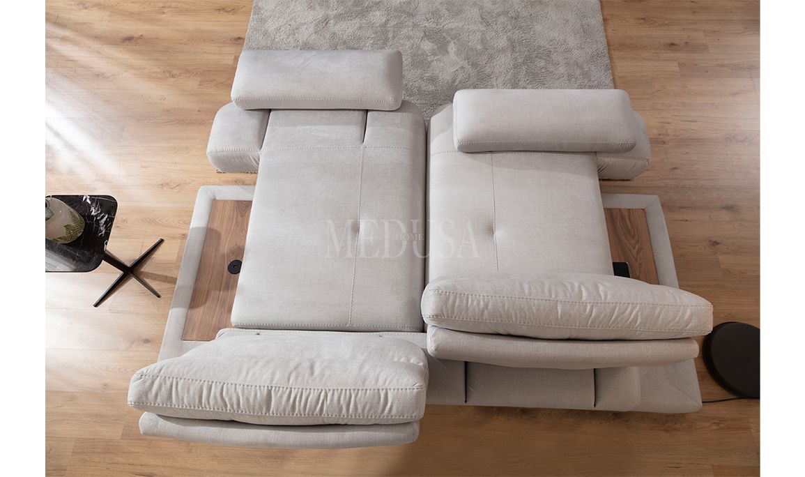 Medusa Home Mobilya - Milan Dinlenmeli Üçlü Koltuk