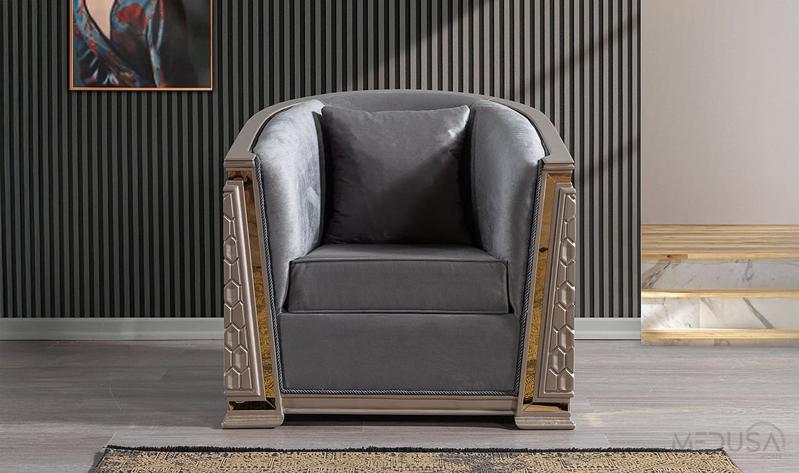 Medusa Home Mobilya - Milan Luxury Berjer