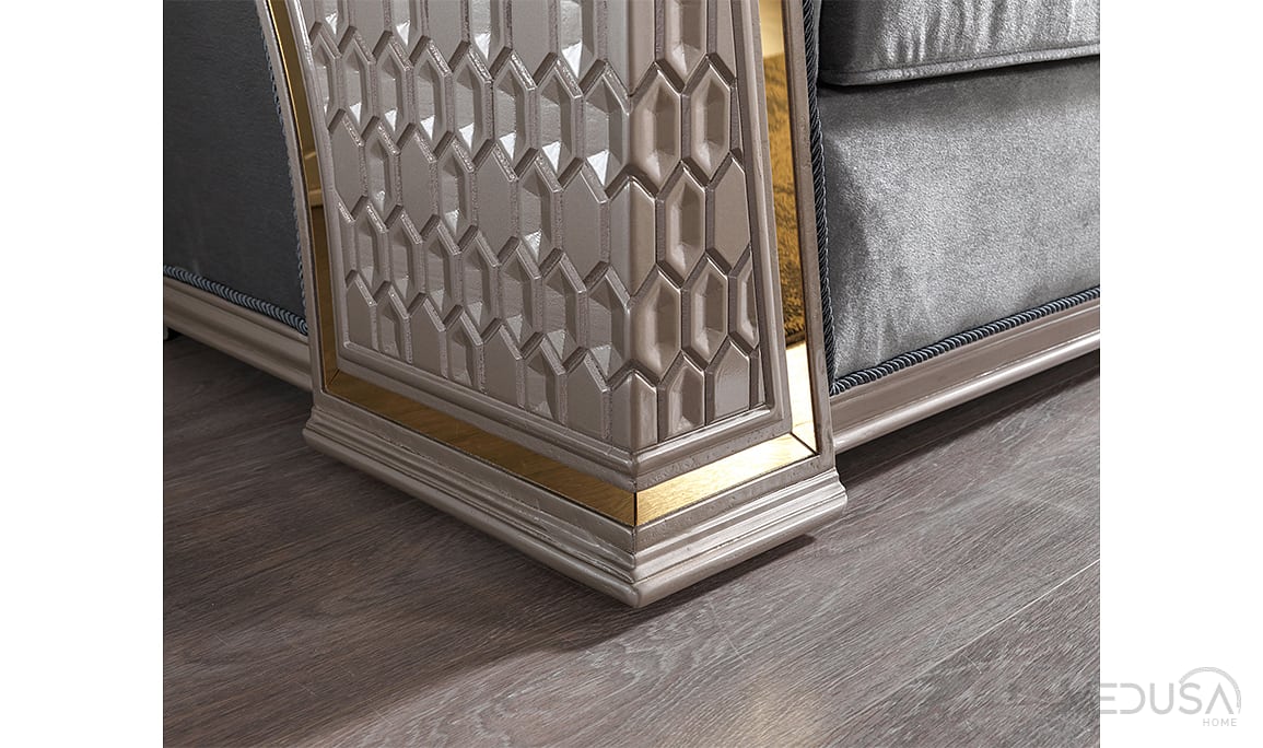 Medusa Home Mobilya - Milan Luxury Üçlü Koltuk