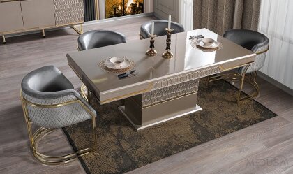 Medusa Home - Milan Luxury Yemek Masası Medusa Home - Milan Luxury Yemek Masası