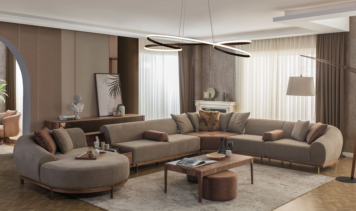 Medusa Home Mobilya - Milan Round Köşe Takımı