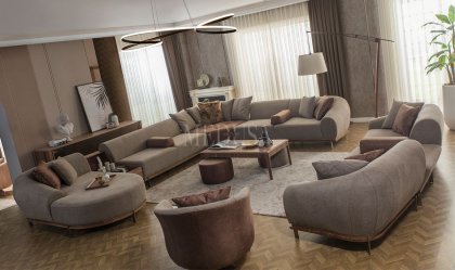 Medusa Home Mobilya - Milan Round Köşe Takımı