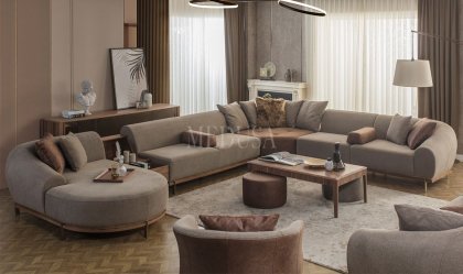 Medusa Home Mobilya - Milan Round Köşe Takımı