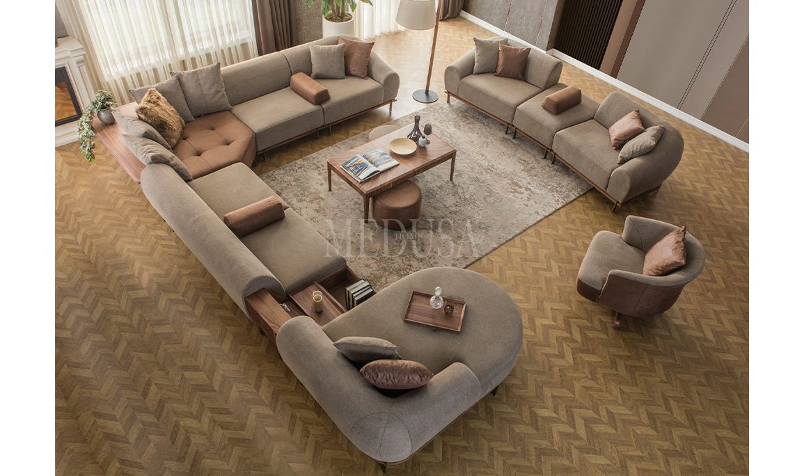 Medusa Home Mobilya - Milan Round Köşe Takımı