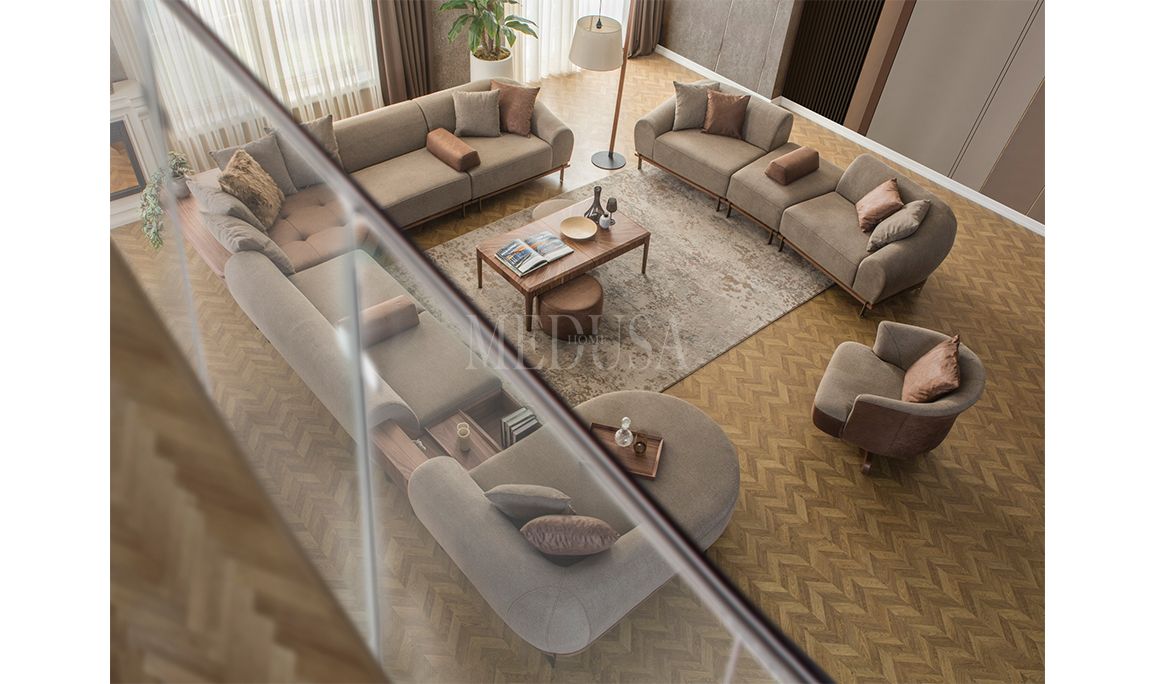 Medusa Home Mobilya - Milan Round Köşe Takımı