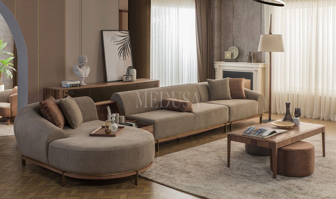 Medusa Home Mobilya - Milan Round Köşe Takımı