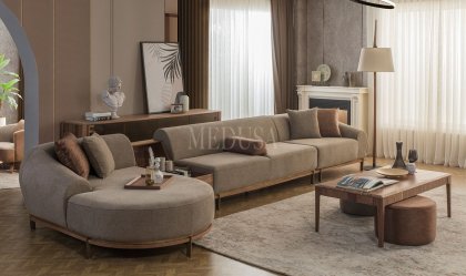 Medusa Home Mobilya - Milan Round Köşe Takımı
