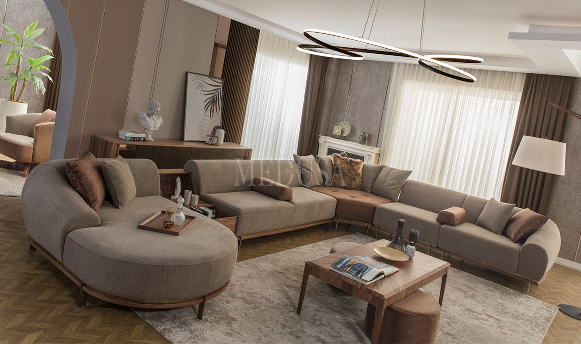 Medusa Home Mobilya - Milan Round Köşe Takımı