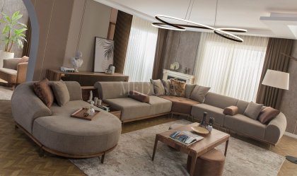 Medusa Home Mobilya - Milan Round Köşe Takımı