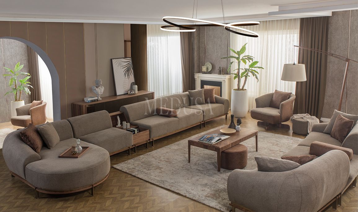 Medusa Home Mobilya - Milan Round Köşe Takımı