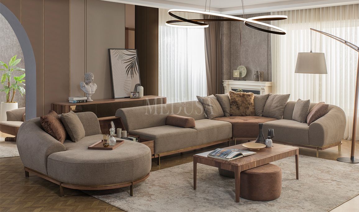 Medusa Home Mobilya - Milan Round Köşe Takımı