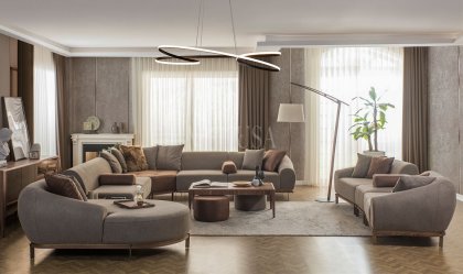 Medusa Home Mobilya - Milan Round Köşe Takımı