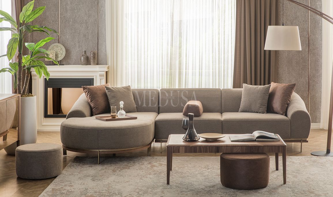Medusa Home Mobilya - Milan Round Köşe Takımı