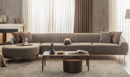 Medusa Home Mobilya - Milan Round Köşe Takımı