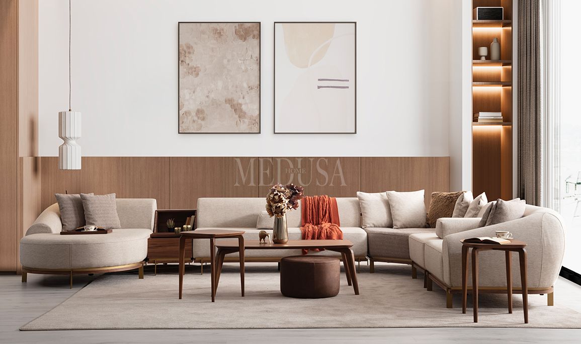 Medusa Home Mobilya - Milan Round New Köşe Takımı