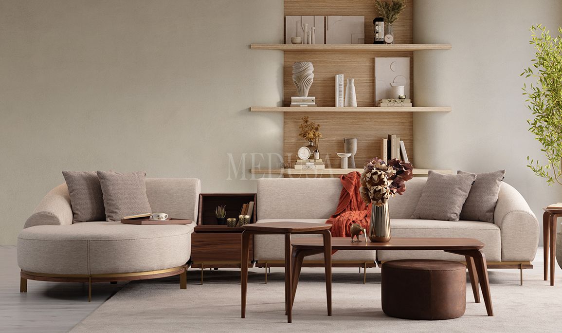 Medusa Home Mobilya - Milan Round New Köşe Takımı