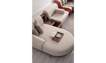 Medusa Home Mobilya - Milan Round New Köşe Takımı