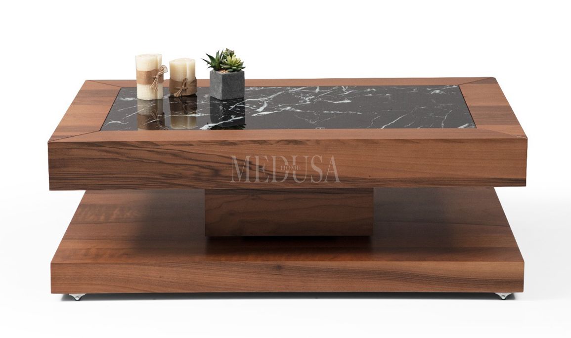 Medusa Home Mobilya - Milan Siyah Orta Sehpa