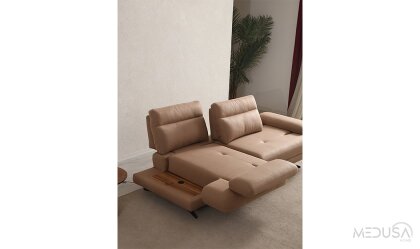 Medusa Home Mobilya - Milan Sun Dinlenmeli Üçlü Koltuk