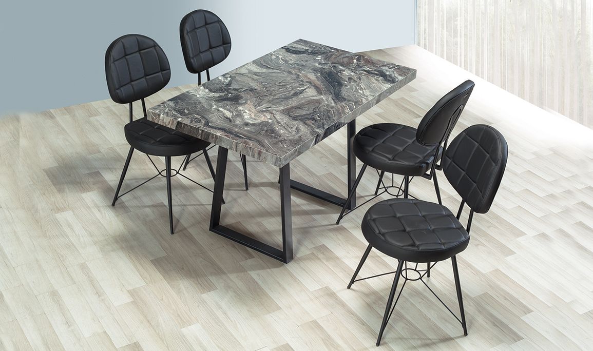 Medusa Home Mobilya - Milas Antrasit Mutfak Masası