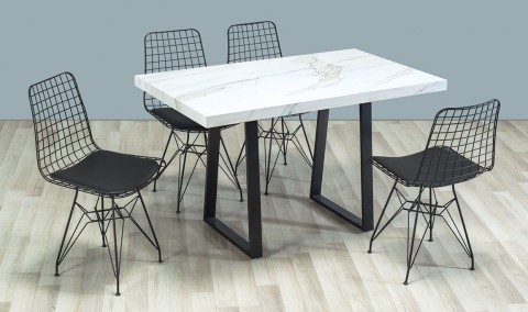 Medusa Home Mobilya - Milas Beyaz Mutfak Masası